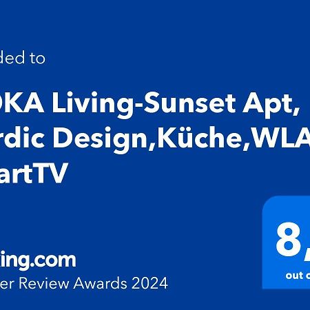Moka Living-Sunset Apt, Nordic Design,Kueche,Wlan, Smarttv Magdeburg Eksteriør bilde