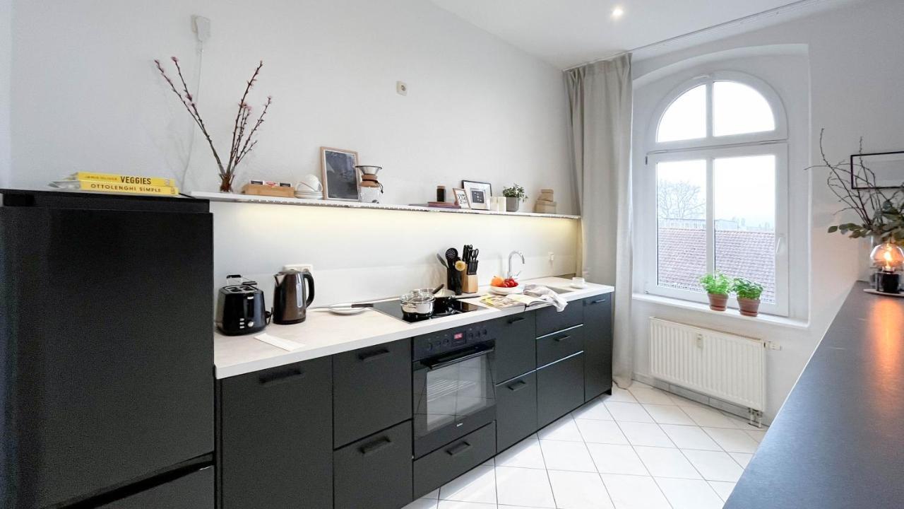Moka Living-Sunset Apt, Nordic Design,Kueche,Wlan, Smarttv Magdeburg Eksteriør bilde