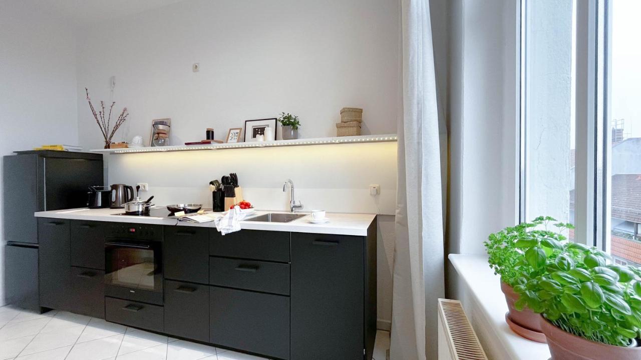 Moka Living-Sunset Apt, Nordic Design,Kueche,Wlan, Smarttv Magdeburg Eksteriør bilde