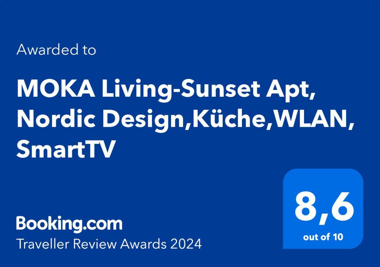 Moka Living-Sunset Apt, Nordic Design,Kueche,Wlan, Smarttv Magdeburg Eksteriør bilde